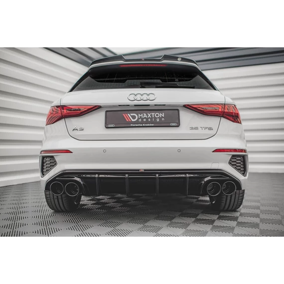 Hátsó Diffúzorok + Exhaust Ends Imitation Audi A3 S-Line Sportback 8Y