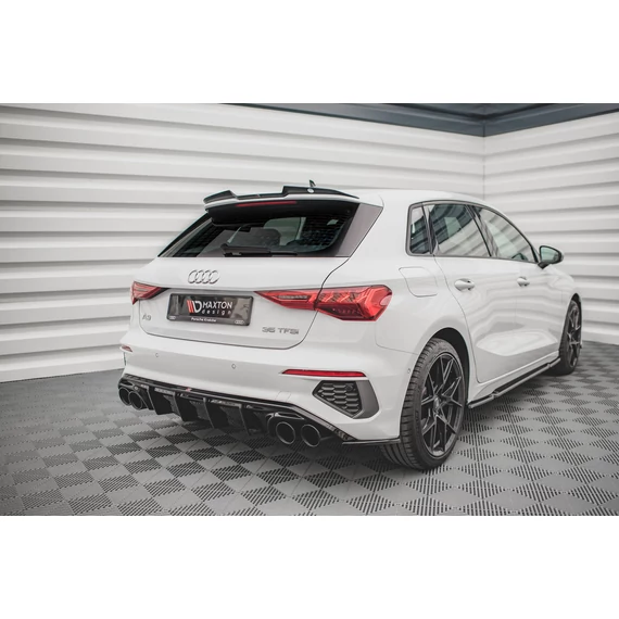 Hátsó Diffúzorok + Exhaust Ends Imitation Audi A3 S-Line Sportback 8Y