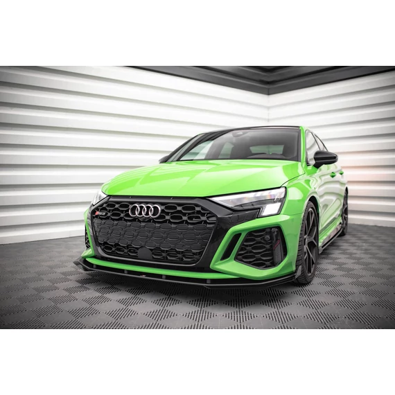 Street Pro Első Splitter V.1 + Flaps Audi RS3 8Y