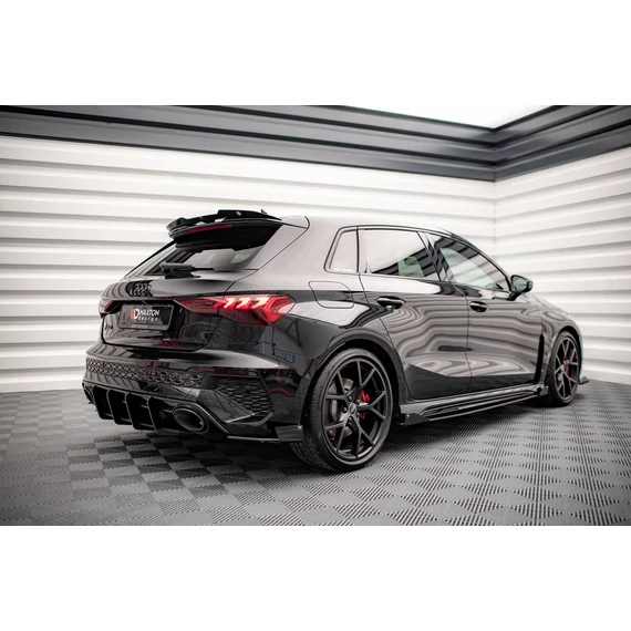 Street Pro Hátsó Oldalsó Splitter + Flaps Audi RS3 Sportback 8Y