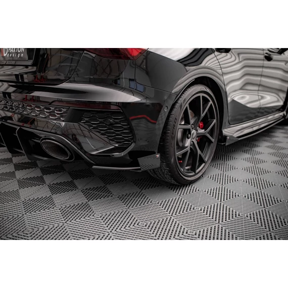Street Pro Hátsó Oldalsó Splitter + Flaps Audi RS3 Sportback 8Y