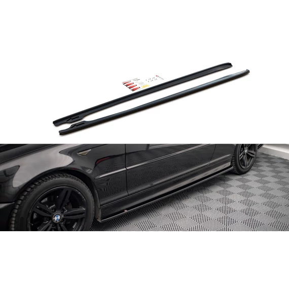 Oldalsó szoknyák Diffúzorok V.2 BMW 3 Coupe M-Pack E46