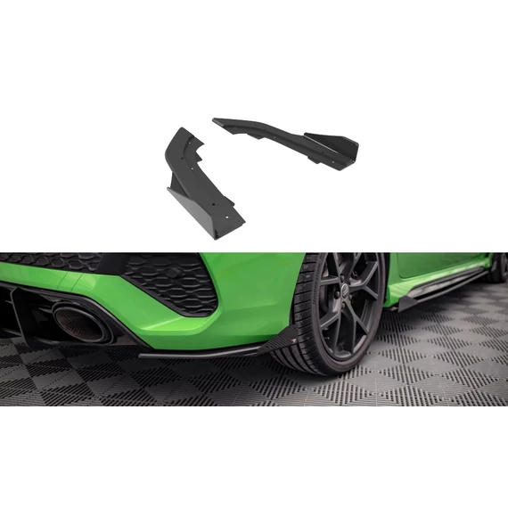 Street Pro Hátsó Oldalsó Splitter + Flaps Audi RS3 Sedan 8Y