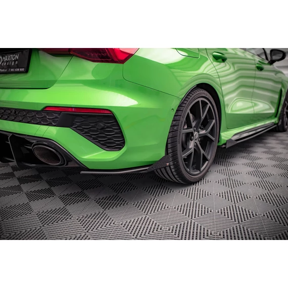 Street Pro Hátsó Oldalsó Splitter + Flaps Audi RS3 Sedan 8Y