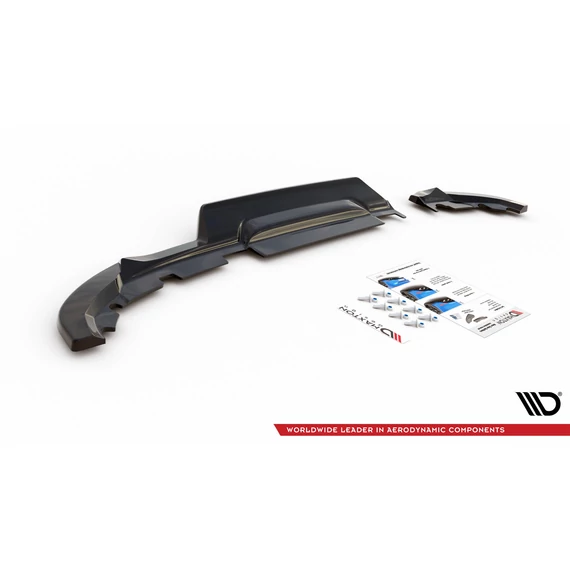 Központi Hátsó Splitter (with vertical bars) Renault Clio Mk5