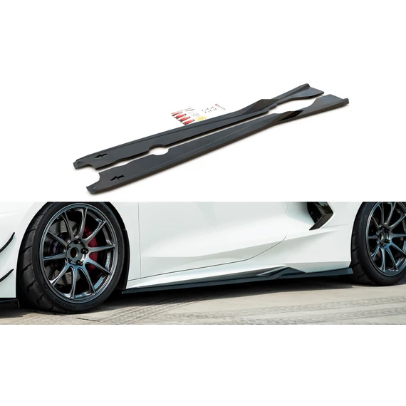 Oldalsó szoknyák Diffúzorok Chevrolet Corvette C8