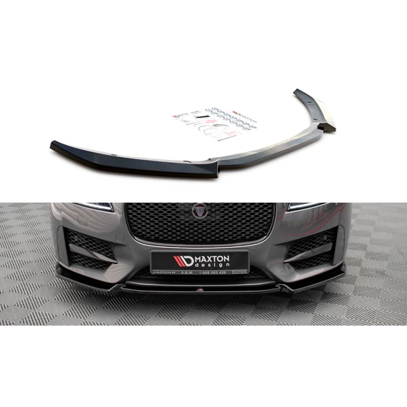 Első Splitter V.2 Jaguar XF R-Sport Mk2