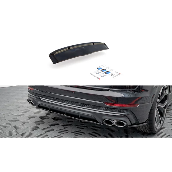 Központi Hátsó Splitter (with vertical bars) Audi SQ8 Mk1