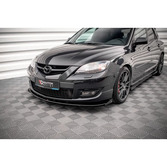 Street Pro Első Splitter V.1 + Flaps Mazda 3 MPS Mk1