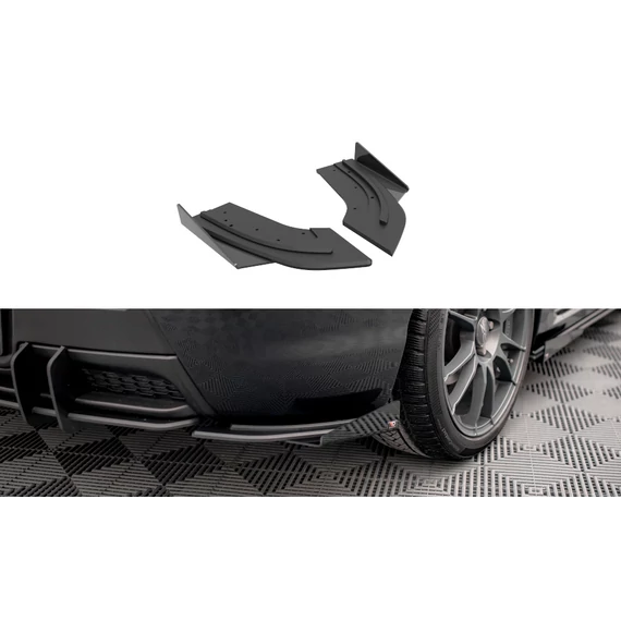 Street Pro Hátsó Oldalsó Splitter + Flaps Mazda 3 MPS Mk1
