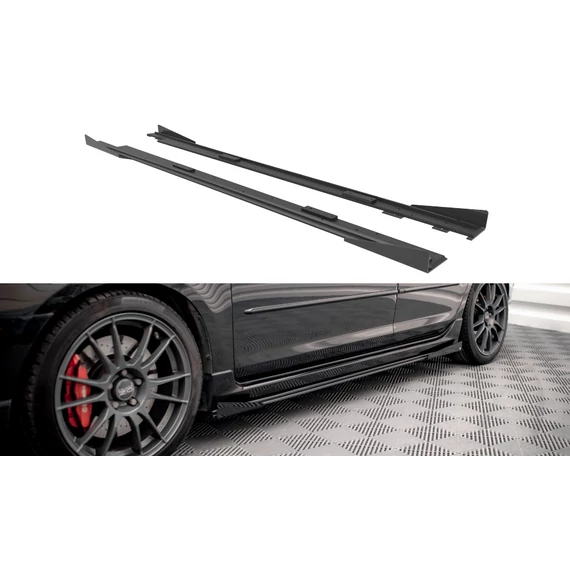 Street Pro Oldalsó szoknyák Diffúzorok + Flaps Mazda 3 MPS Mk1