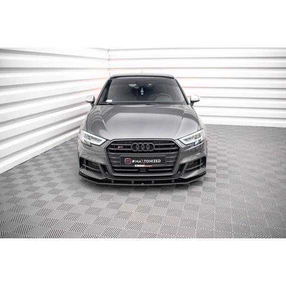 Street Pro Első Splitter Audi S3 / A3 S-Line Sportback 8V Facelift