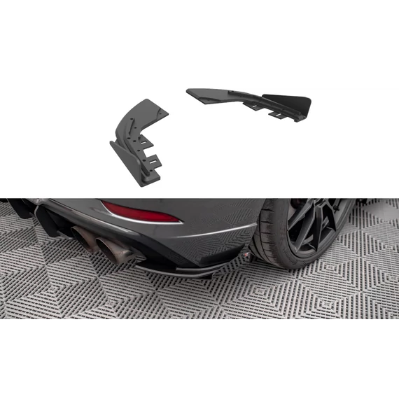 Street Pro Hátsó Oldalsó Splitter + Flaps Audi S3 Sportback 8V Facelift