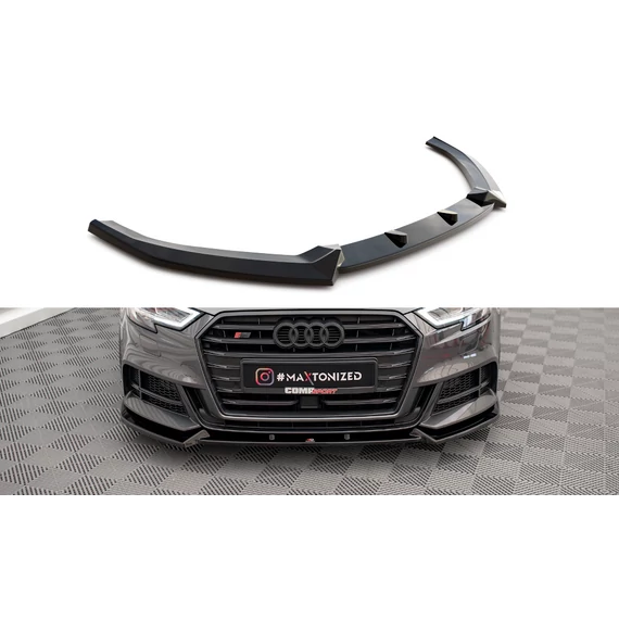 Első Splitter V.1 Audi S3 / A3 S-Line Sportback 8V Facelift