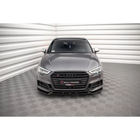 Első Splitter V.1 Audi S3 / A3 S-Line Sportback 8V Facelift