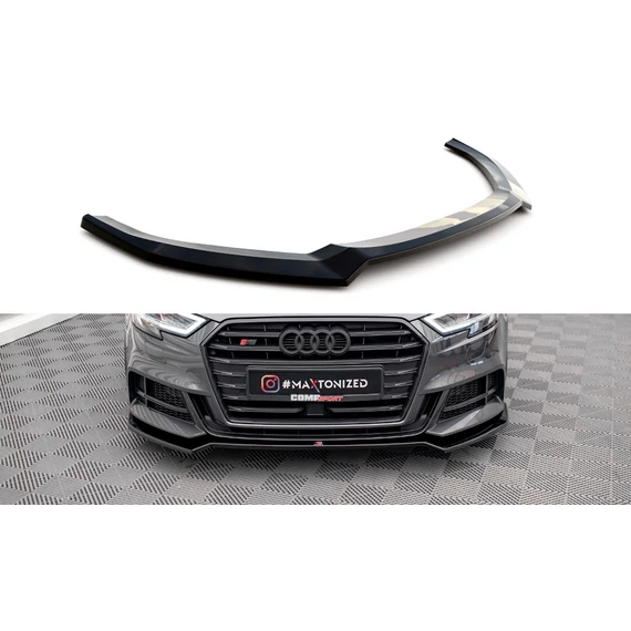 Első Splitter V.2 Audi S3 / A3 S-Line Sportback 8V Facelift