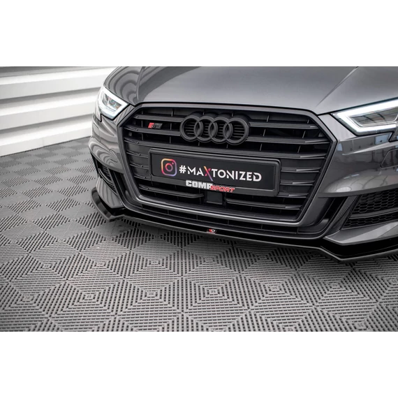 Első Splitter V.2 Audi S3 / A3 S-Line Sportback 8V Facelift