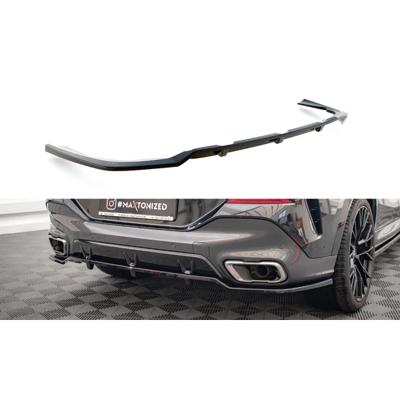 Központi Hátsó Splitter (with vertical bars) V.2 BMW X6 M-Pack G06