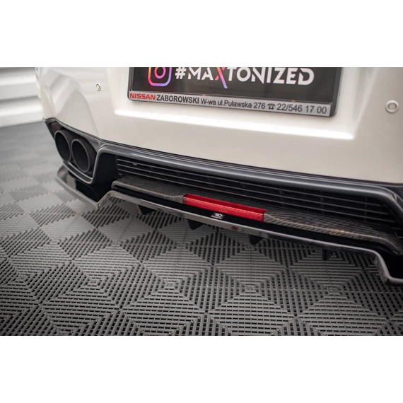 Központi Hátsó Splitter + Flaps for Nissan GTR R35 Facelift