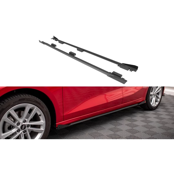 Street Pro Oldalsó szoknyák Diffúzorok + Flaps Audi A3 8Y