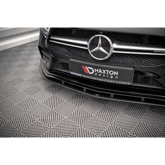Street Pro Első Splitter Mercedes A35 AMG / AMG-Line Aero Pack W177