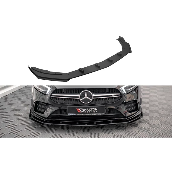 Street Pro Első Splitter + Flaps Mercedes A35 AMG / AMG-Line Aero Pack W177