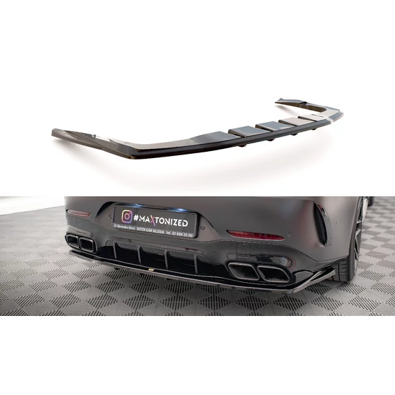 Központi Hátsó Splitter (with vertical bars) Mercedes-AMG GT 63S 4-Door Coupe Aero