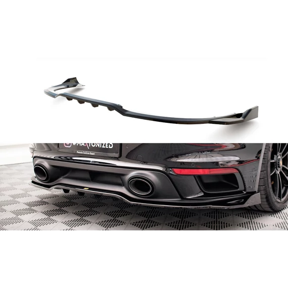 Központi Hátsó Splitter (with vertical bars) Porsche 911 Turbo S 992