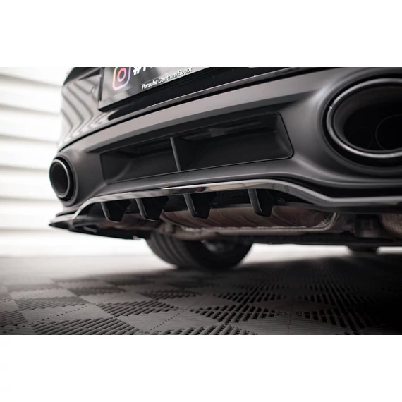 Központi Hátsó Splitter (with vertical bars) Porsche 911 Turbo S 992