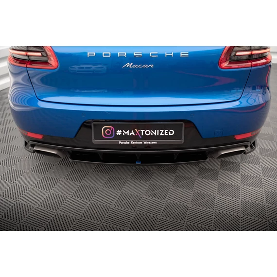 Központi Hátsó Splitter for Porsche Macan Mk1