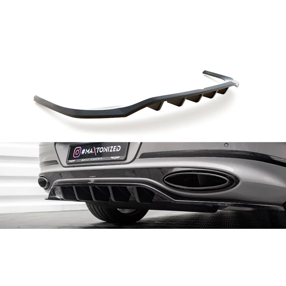 Központi Hátsó Splitter (with vertical bars) Bentley Continental GT Mk3