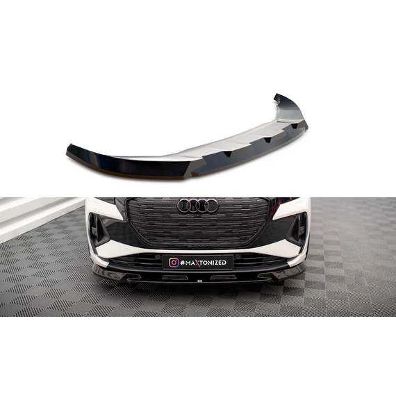 Első Splitter V.1 Audi Q4 e-tron Sportback Mk1
