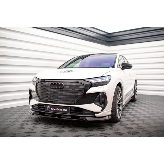 Első Splitter V.1 Audi Q4 e-tron Sportback Mk1