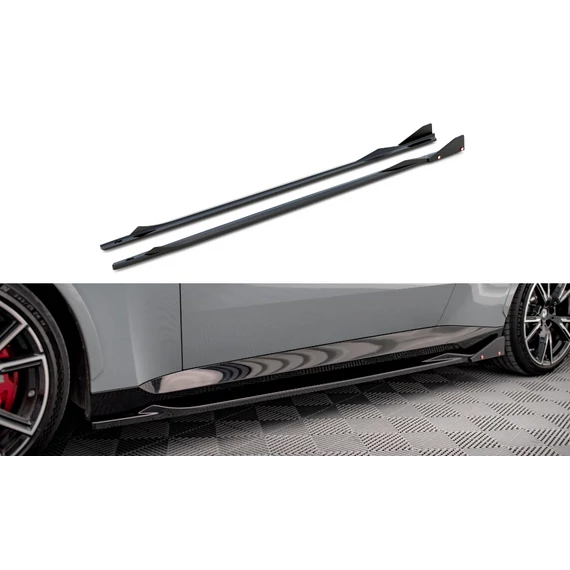 Oldalsó szoknyák Diffúzorok V.2 + Flaps BMW 2 Coupe M-Pack / M240i G42