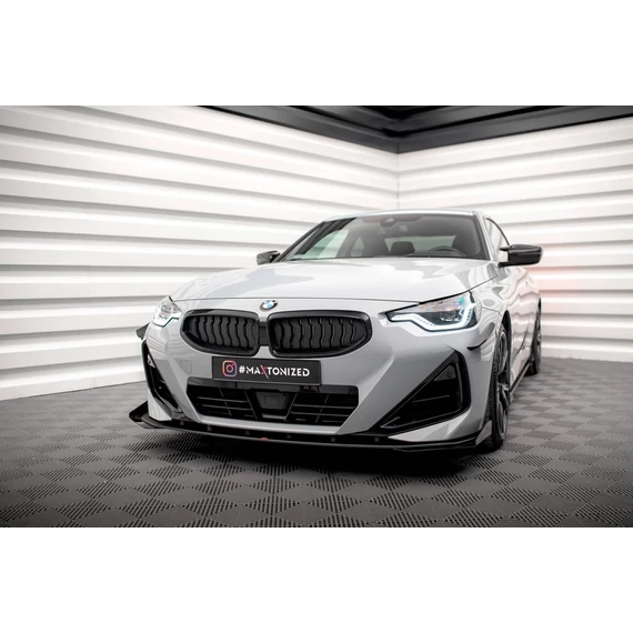 Street Pro Első Splitter + Flaps BMW 2 Coupe M-Pack / M240i G42
