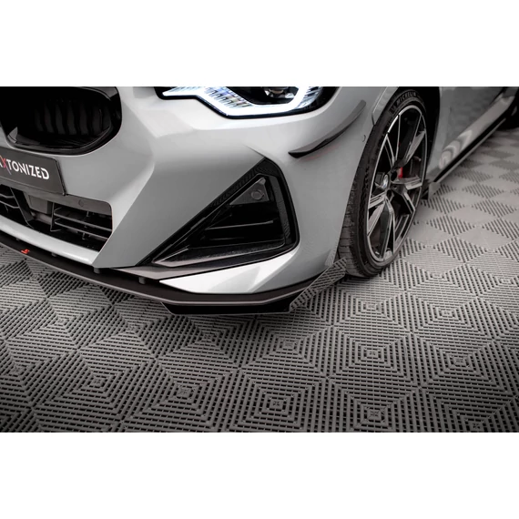 Street Pro Első Splitter + Flaps BMW 2 Coupe M-Pack / M240i G42