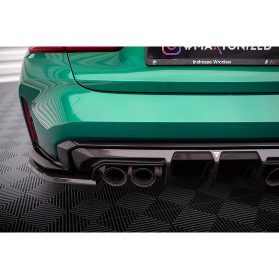Carbon Fiber Hátsó Oldalsó Splitter BMW M3 G80