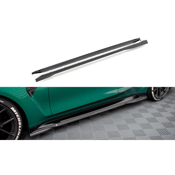 Carbon Fiber Oldalsó szoknyák Diffúzorok BMW M3 G80