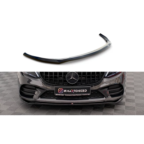 Első Splitter V.1 Mercedes-Benz C AMG Line Sedan / Coupe W205 / C205 Facelift