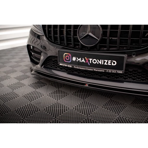Első Splitter V.1 Mercedes-Benz C AMG Line Sedan / Coupe W205 / C205 Facelift