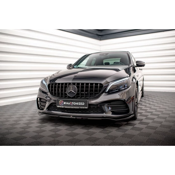 Első Splitter V.1 Mercedes-Benz C AMG Line Sedan / Coupe W205 / C205 Facelift
