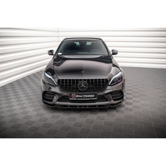 Első Splitter V.2 Mercedes-Benz C AMG Line Sedan / Coupe W205 / C205 Facelift