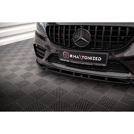 Első Splitter V.2 Mercedes-Benz C AMG Line Sedan / Coupe W205 / C205 Facelift