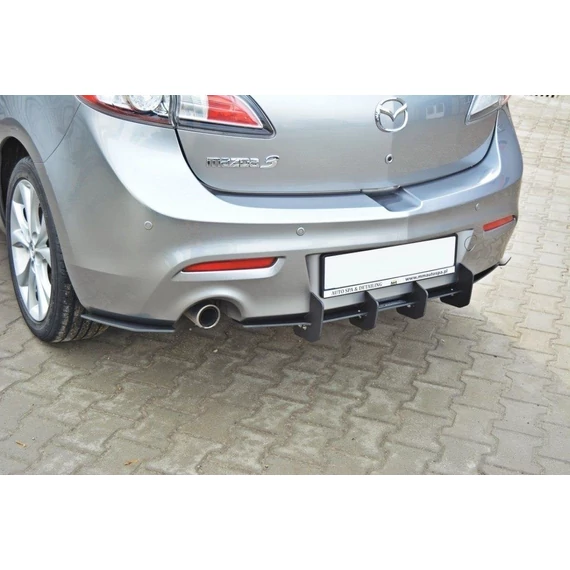 MAZDA 3 MK2 SPORT (PREFACE) REAR DIFFUSER & Hátsó Oldalsó Splitter