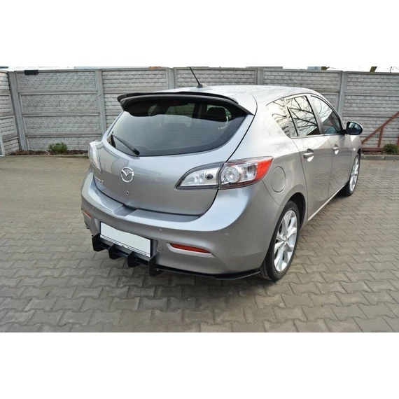 MAZDA 3 MK2 SPORT (PREFACE) REAR DIFFUSER & Hátsó Oldalsó Splitter