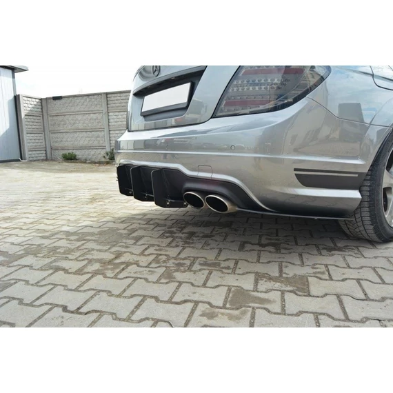 Mercedes C W204 AMG-Line (Facelift) REAR DIFFUSER & Hátsó Oldalsó Splitter