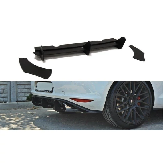 VW GOLF MK7 GTI REAR DIFFUSER & Hátsó Oldalsó Splitter