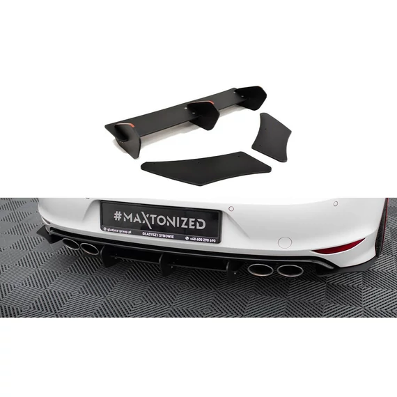 VW GOLF 7 R Hatchback REAR DIFFUSER & Hátsó Oldalsó Splitter