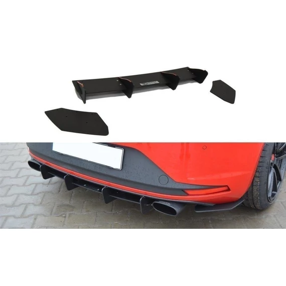 SEAT LEON III CUPRA REAR DIFFUSER & Hátsó Oldalsó Splitter