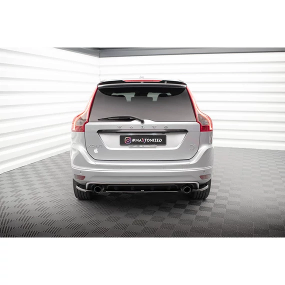 Központi Hátsó Splitter for Volvo XC60 R-Design Mk1 Facelift